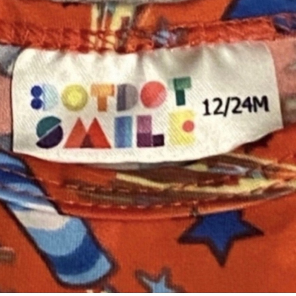 Dot Dot Smile Firecracker dress size 12-24 months girls - Picture 2 of 5